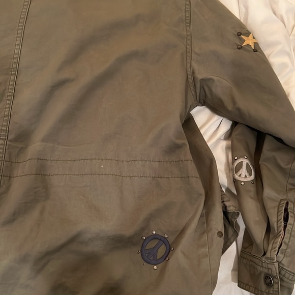 Patched jacket green - Picture 9 of 13